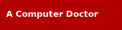 A Computer Doctor Logo